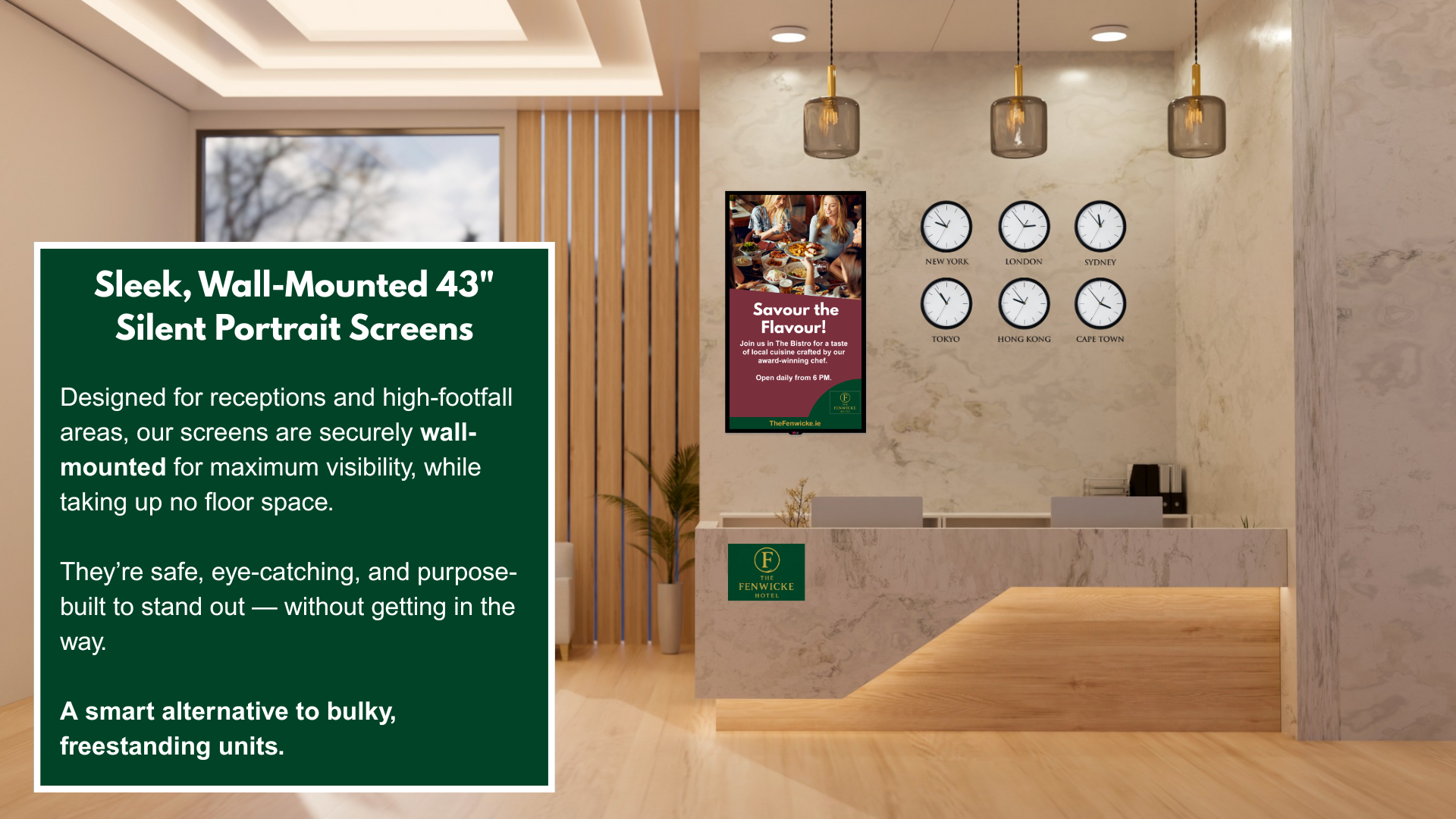 Glance Screens for Hotels - Fenwick