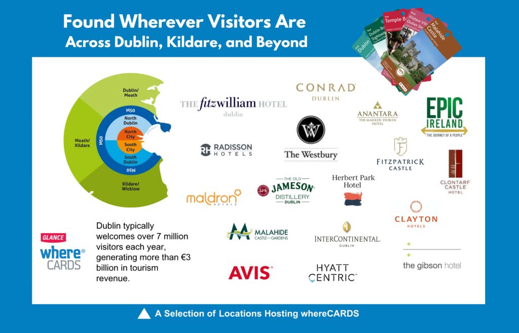whereCARDS display locations across Dublin and Kildare